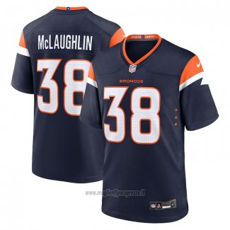 Maglia NFL Game Denver Broncos Jaleel McLaughlin Alternato Nero