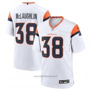 Maglia NFL Game Denver Broncos Jaleel McLaughlin Bianco