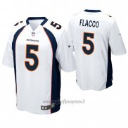 Maglia NFL Game Denver Broncos Joe Flacco Bianco