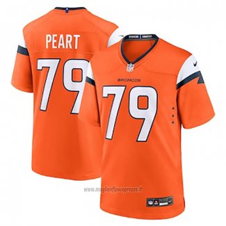 Maglia NFL Game Denver Broncos Matt Peart Arancione