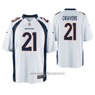 Maglia NFL Game Denver Broncos Su'a Cravens Bianco