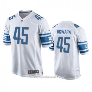 Maglia NFL Game Detroit Lions Julian Okwara Bianco