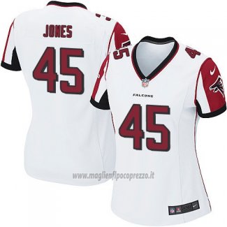 Maglia NFL Game Donna Atlanta Falcons Jones Bianco
