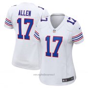 Maglia NFL Game Donna Buffalo Bills Josh Allen Bianco