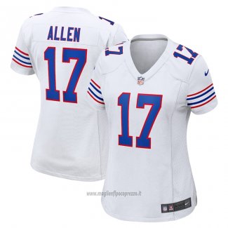 Maglia NFL Game Donna Buffalo Bills Josh Allen Bianco