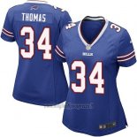 Maglia NFL Game Donna Buffalo Bills Thomas Blu