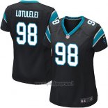 Maglia NFL Game Donna Carolina Panthers Lotulelei Nero