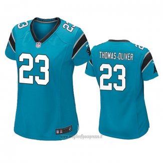 Maglia NFL Game Donna Carolina Panthers Stantley Thomas Oliver Blu