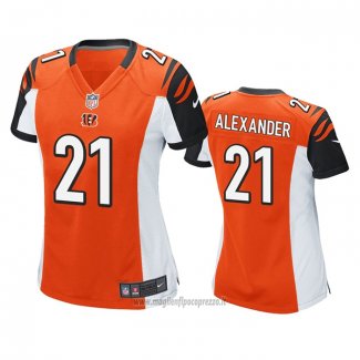 Maglia NFL Game Donna Cincinnati Bengals Mackensie Alexander Arancione