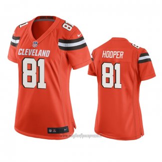 Maglia NFL Game Donna Cleveland Browns Austin Hooper Arancione