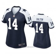 Maglia NFL Game Donna Dallas Cowboys Andy Dalton Alternato Blu