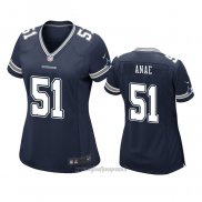 Maglia NFL Game Donna Dallas Cowboys Bradlee Anae Blu