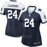 Maglia NFL Game Donna Dallas Cowboys Claiborne Blu Bianco