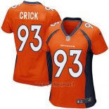 Maglia NFL Game Donna Denver Broncos Crick Arancione