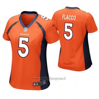 Maglia NFL Game Donna Denver Broncos Joe Flacco Arancione