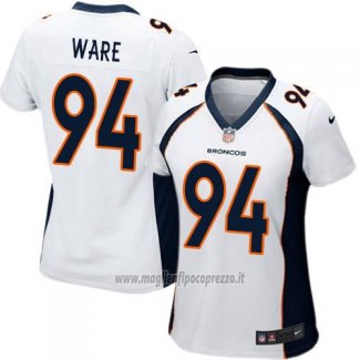 Maglia NFL Game Donna Denver Broncos Ware Bianco