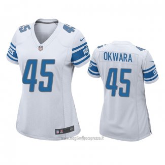 Maglia NFL Game Donna Detroit Lions Julian Okwara Bianco