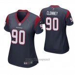 Maglia NFL Game Donna Houston Texans Jadeveon Clowney Blu