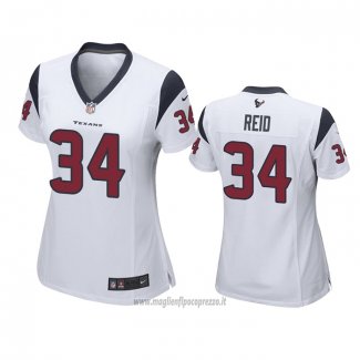 Maglia NFL Game Donna Houston Texans John Reid Bianco