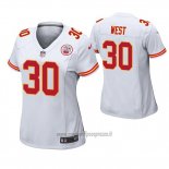 Maglia NFL Game Donna Kansas City Chiefs Charcandrick West Bianco