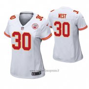 Maglia NFL Game Donna Kansas City Chiefs Charcandrick West Bianco