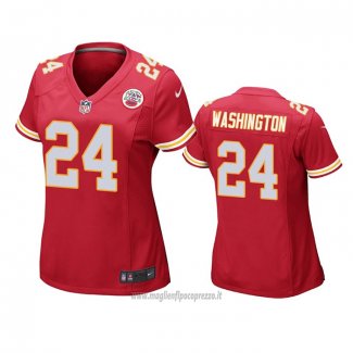 Maglia NFL Game Donna Kansas City Chiefs Deandre Washington Rosso