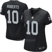 Maglia NFL Game Donna Las Vegas Raiders Roberts Nero