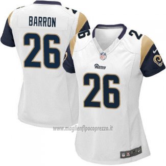 Maglia NFL Game Donna Los Angeles Rams Barron Bianco