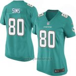 Maglia NFL Game Donna Miami Dolphins Sims Verde
