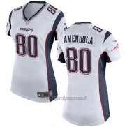 Maglia NFL Game Donna New England Patriots Amendola Bianco