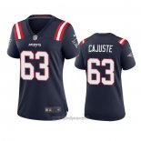 Maglia NFL Game Donna New England Patriots Yodny Cajuste 2020 Blu
