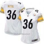Maglia NFL Game Donna Pittsburgh Steelers Bettis Bianco