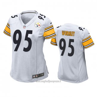 Maglia NFL Game Donna Pittsburgh Steelers Chris Wormley Bianco