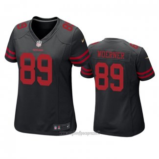 Maglia NFL Game Donna San Francisco 49ers Charlie Woerner Nero