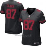 Maglia NFL Game Donna San Francisco 49ers Clark Nero