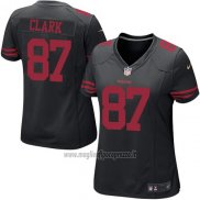 Maglia NFL Game Donna San Francisco 49ers Clark Nero