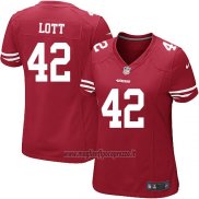 Maglia NFL Game Donna San Francisco 49ers Lott Rosso