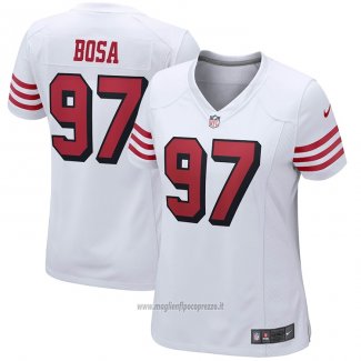 Maglia NFL Game Donna San Francisco 49ers Nick Bosa Alternato Bianco