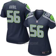 Maglia NFL Game Donna Seattle Seahawks Avril Blu Scuro
