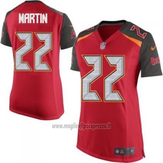 Maglia NFL Game Donna Tampa Bay Buccaneers Martin Rosso