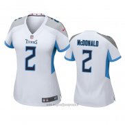 Maglia NFL Game Donna Tennessee Titans Cole Mcdonald Bianco