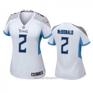 Maglia NFL Game Donna Tennessee Titans Cole Mcdonald Bianco