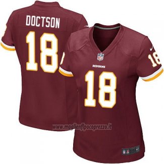 Maglia NFL Game Donna Washington Commanders Doctson Rosso