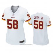 Maglia NFL Game Donna Washington Commanders Thomas Davis Sr Bianco