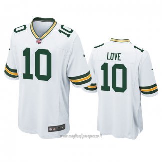 Maglia NFL Game Green Bay Packers Jordan Love Bianco