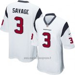Maglia NFL Game Houston Texans Savage Bianco
