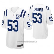 Maglia NFL Game Indianapolis Colts Darius Leonard Bianco 35th Anniversary
