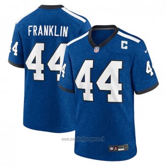 Maglia NFL Game Indianapolis Colts Zaire Franklin Indiana Nights Alternato Blu