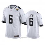 Maglia NFL Game Jacksonville Jaguars Jake Luton Bianco