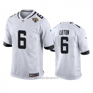 Maglia NFL Game Jacksonville Jaguars Jake Luton Bianco